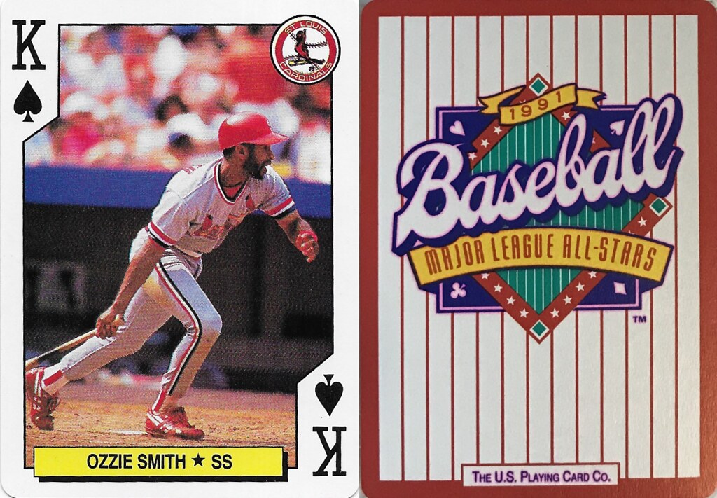1991 U.S. Playing Cards - Smith, Ozzie (Pink)