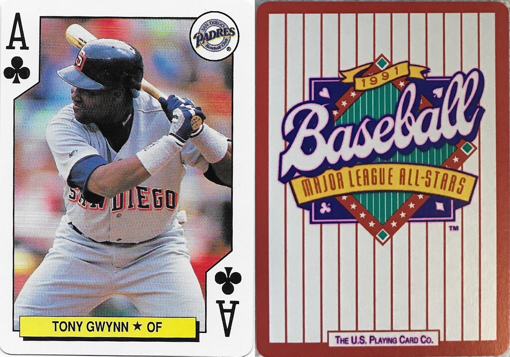 1991 U.S. Playing Cards - Gwynn, Tony (Pink)