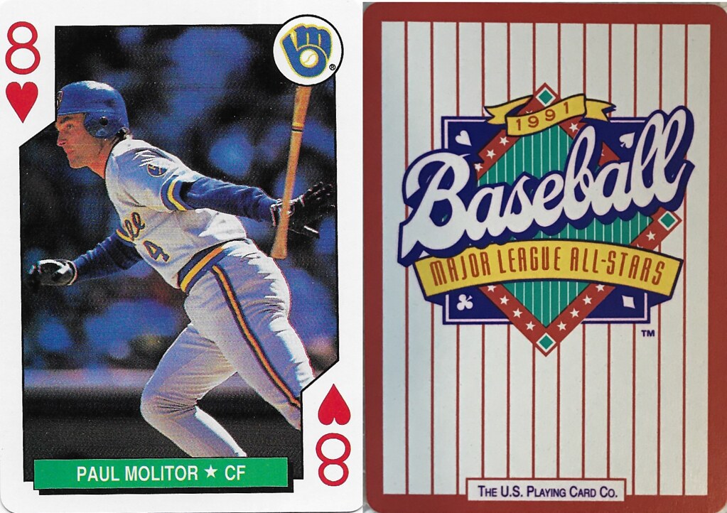 1991 U.S. Playing Cards - Molitor, Paul (Blue)