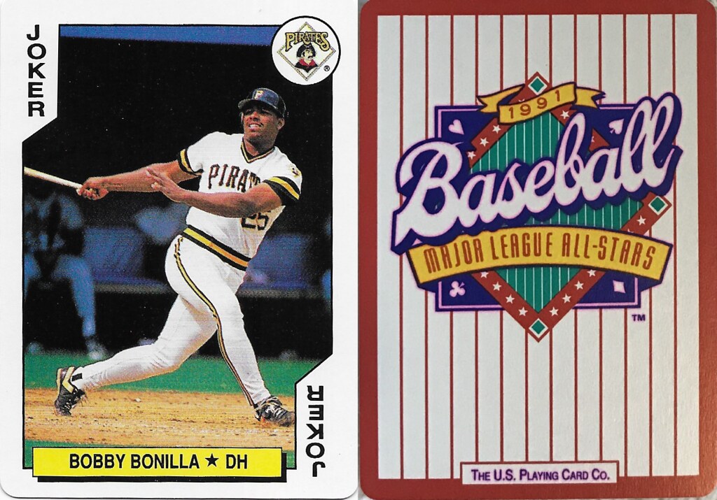 1991 U.S. Playing Cards - Bonilla, Bobby (Pink)