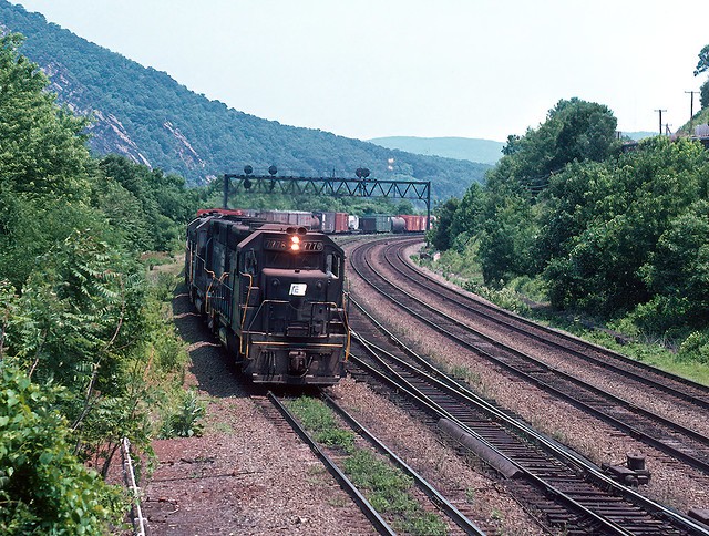 PC 7776 at View Tower in Marysville, Pennsylvania in June of 1974 - photographer unknown