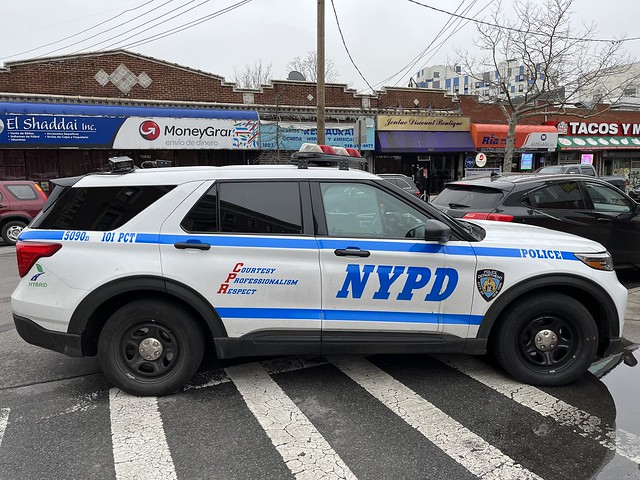 NYPD 101 Precinct Ford Explorer Police Interceptor Utility Hybrid RMP #5090.