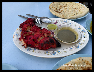 Chicken Tandoori and Garlic Naan