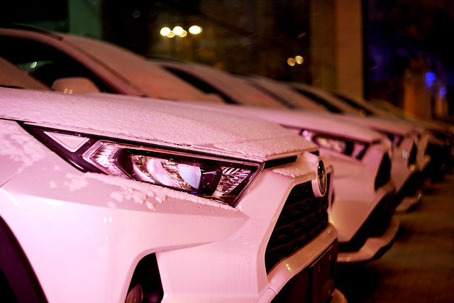 Toyotas In Snow