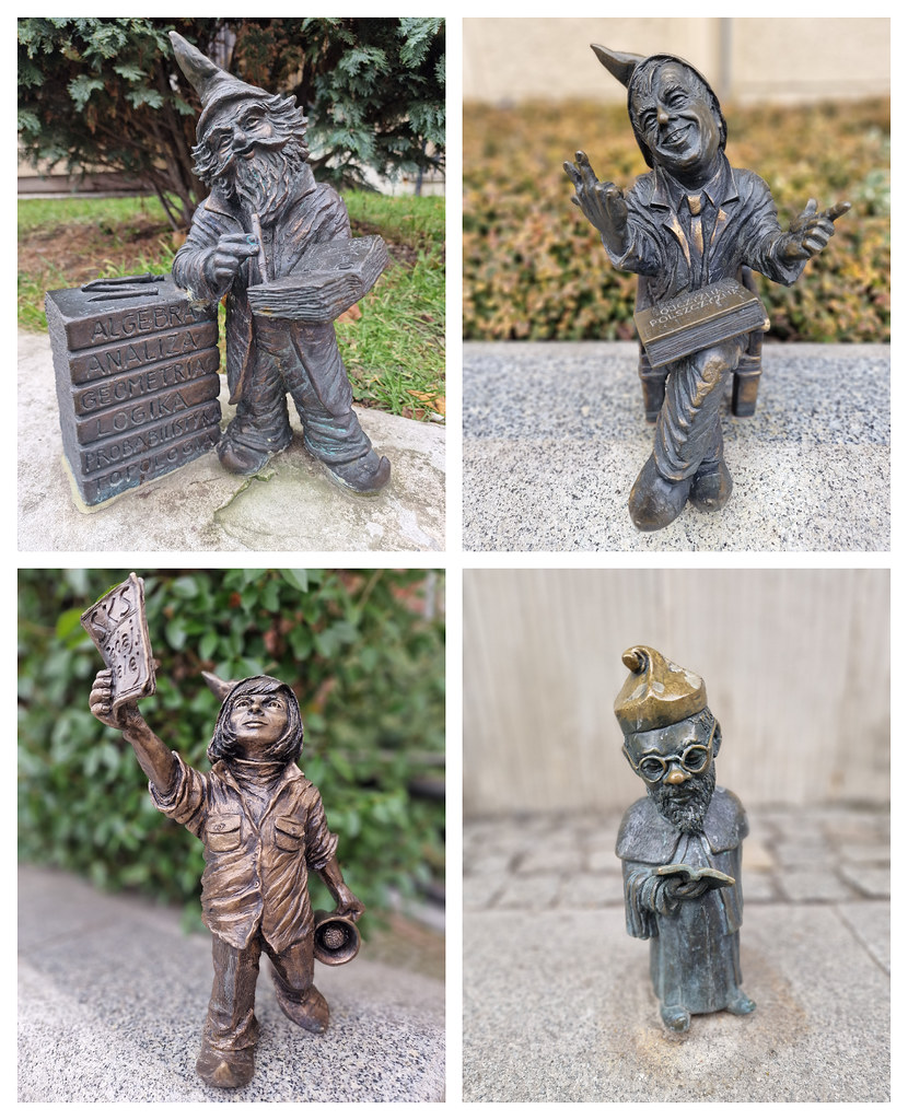 Wroclaw Dwarfs - the 'University' collection