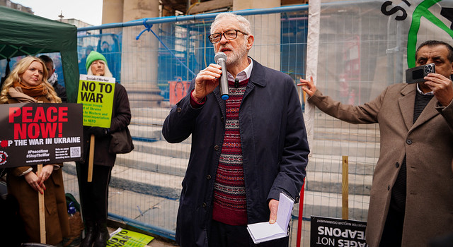 Jeremy Corbyn #2 addresses Peace Now demonstrators