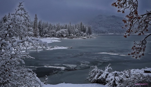 The calm after the storm - Winter at Bass Lake, CA