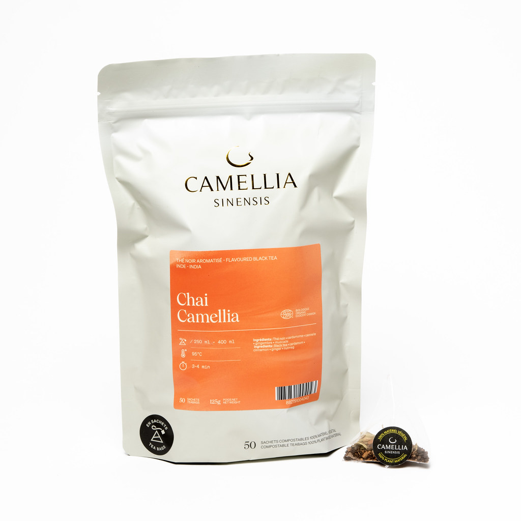 Chai Camellia Organic (Bag of 50 Teabags)