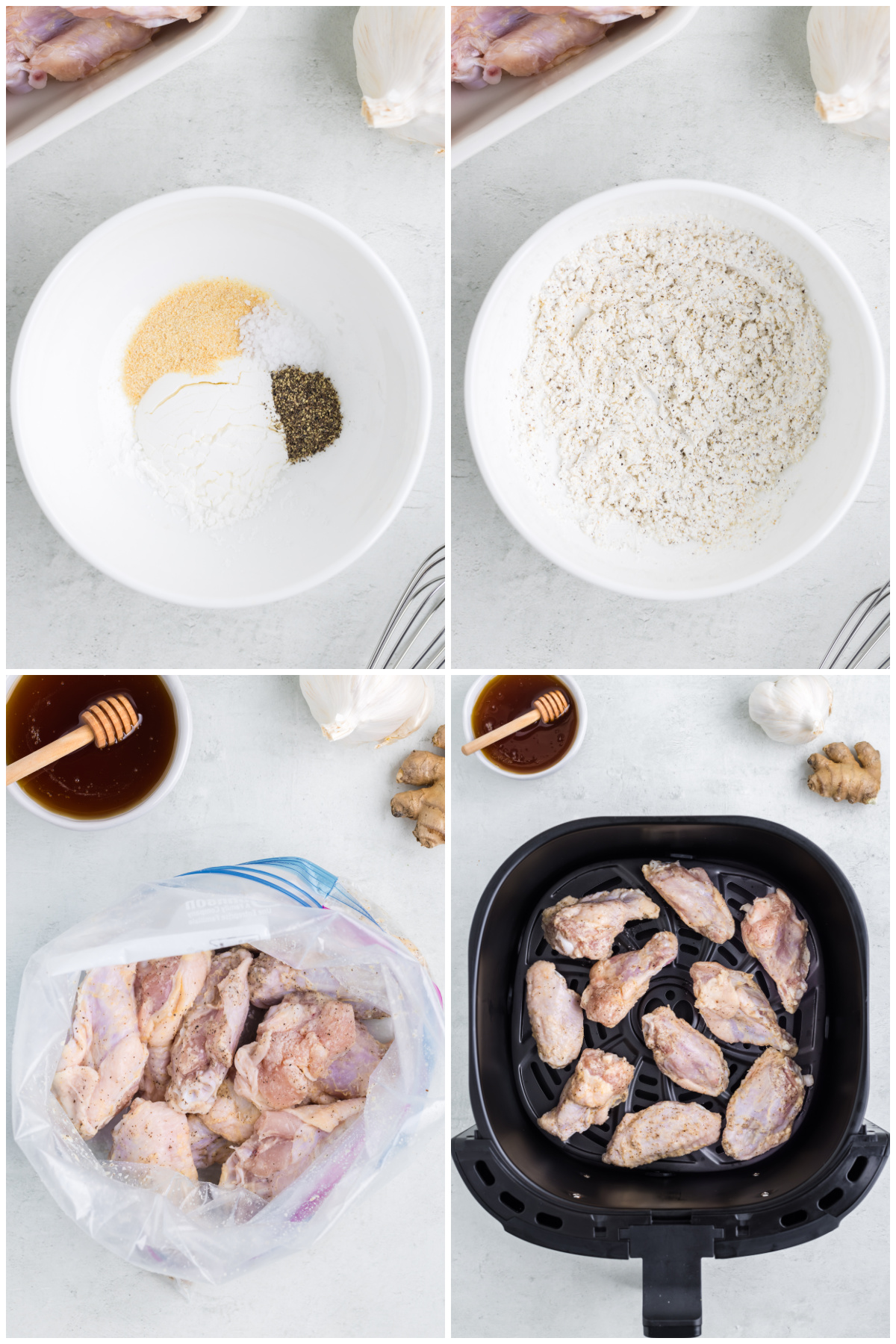 how to make air fryer chicken wings
