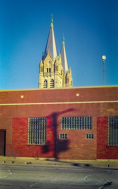 Church Towers & Shadow, Midwest