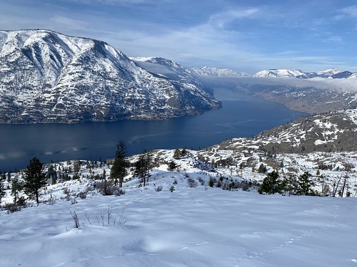 Looking down at Lake Chelan