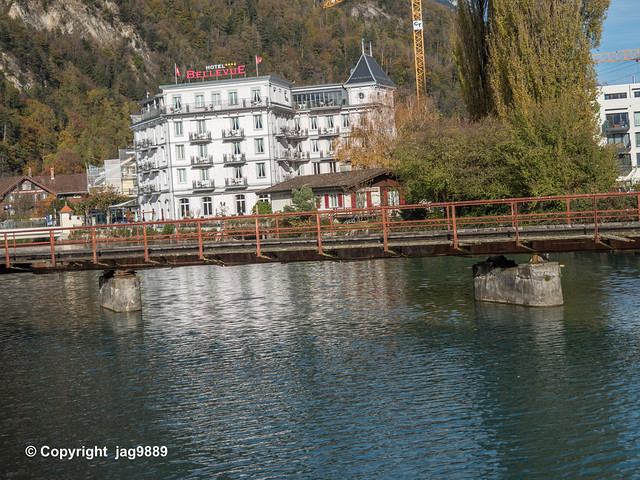 Abandoned Railroad Bridge over the Aare River, Interlaken – Unterseen ...