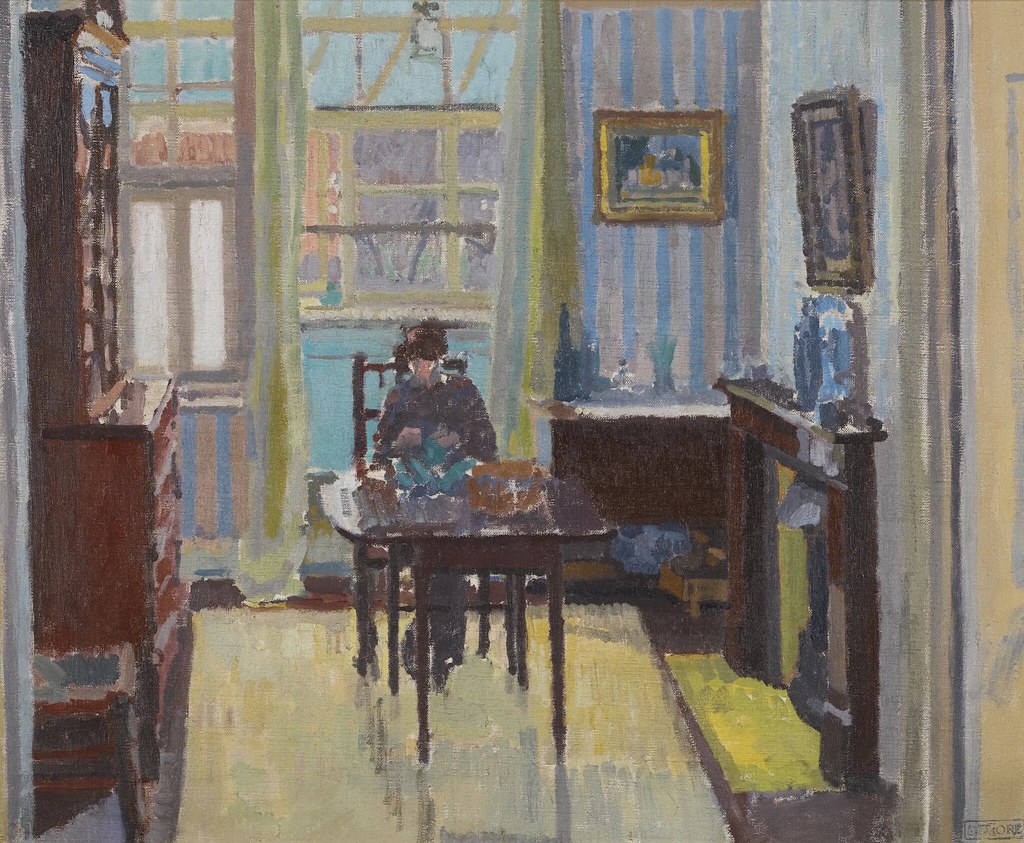 Spencer Frederick Gore «Interior of Room at 6 Cambrian Road, Richmond», 1914