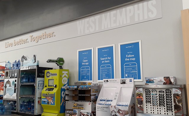 West Memphis Walmart, front end