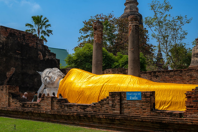 Reclining Buddha. Ayutthaya, Thailand