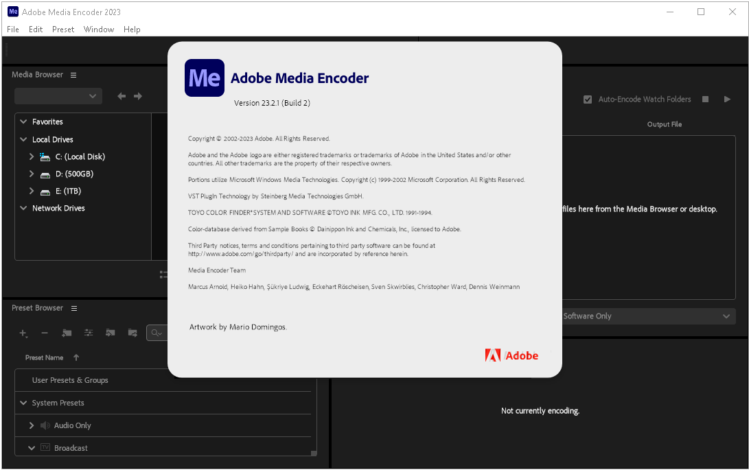 Working with Adobe Media Encoder 2023 v23.2.1.2 full license