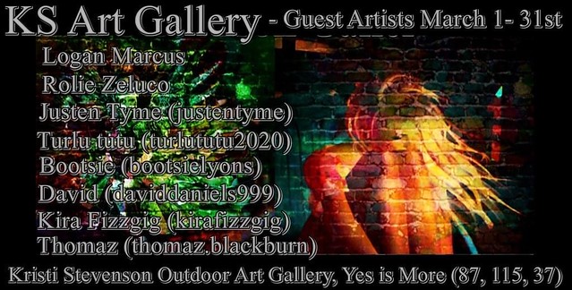 A great gallery , hosting her own and guest artists  ( including me)
