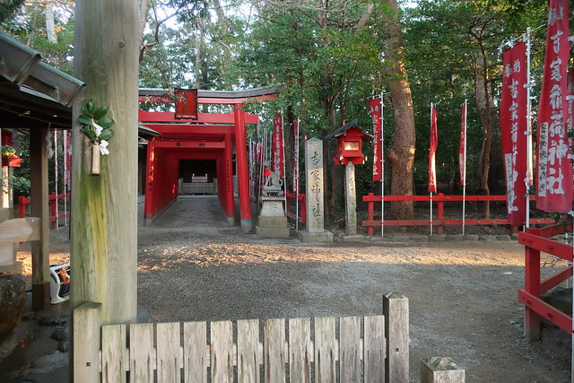 Morning Kawabe shrine of 