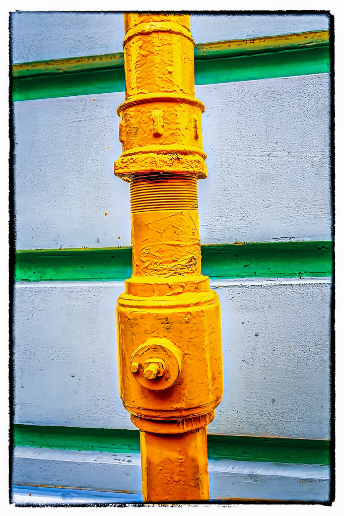 Portrait of a Yellow Pipe