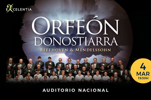 La breve Octava Sinfonía de Beethoven y la grandiosa Segunda de Mendelssohn el 4 de marzo en el Auditorio