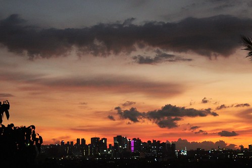 quezon city ncr metro manila beautiful picture sunset skyline day moment