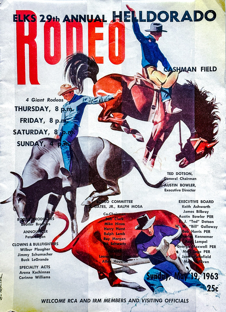 Handout for the Elks 29th Annual Helldorado (1963)