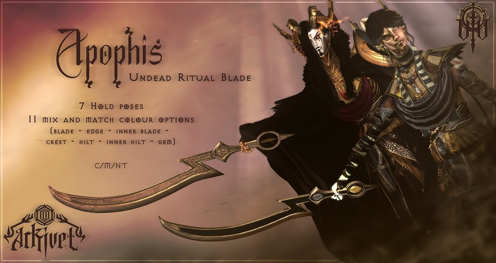 Arkivet + /Vae Victis :: "Apophis" Ritual Blade
