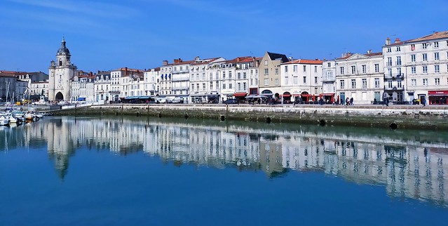 Reflets quai Duperré, Vieux Port, La Rochelle, Charente Maritime, Nouvelle Aquitaine.