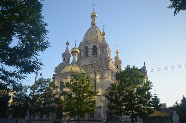 Покровский собор в Севастополе...Pokrovsky Cathedral in Sevastopol.
