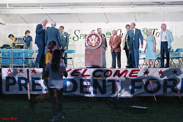 President Ford, Our Town Festival, Coral Springs, 1983