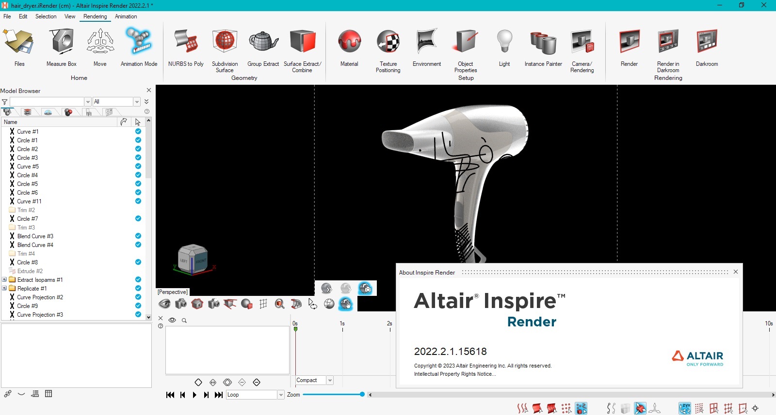 Working with Altair Inspire Render 2022.2.1 full license