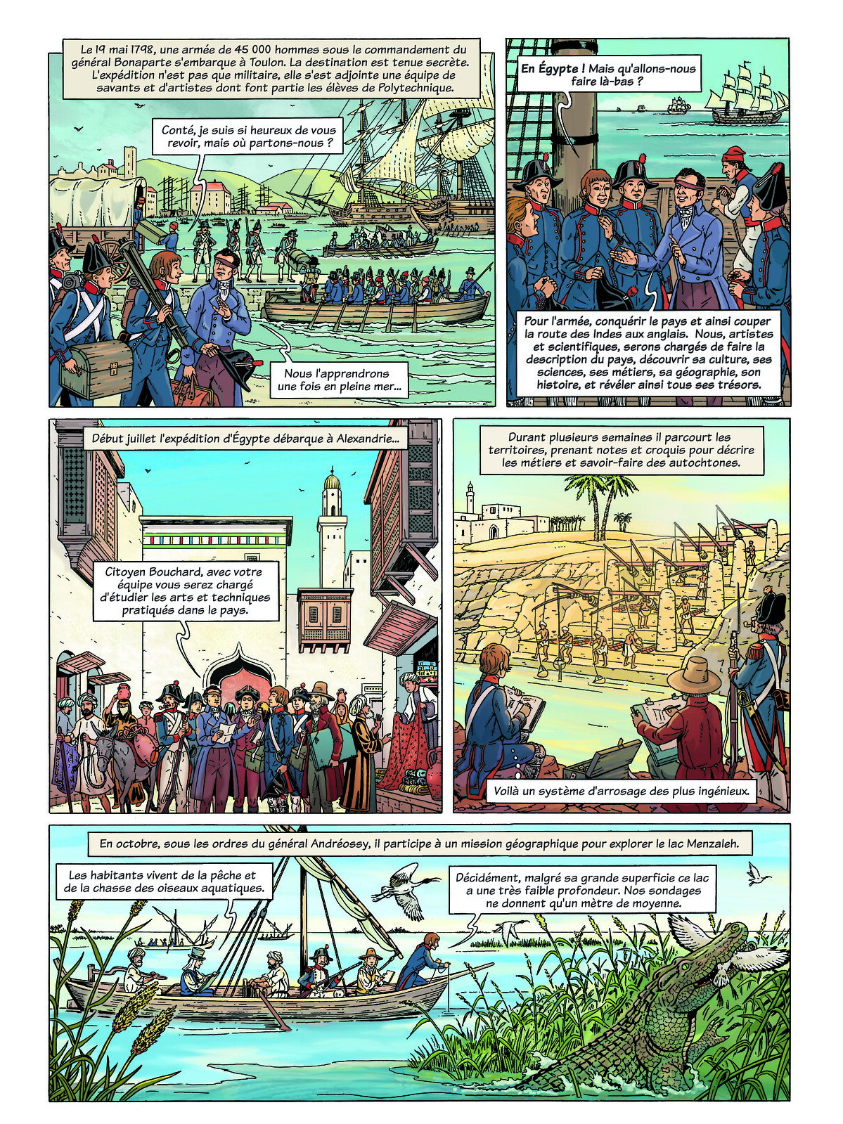 Planche n°4 de la bande dessinée sur Pierre Bouchard
