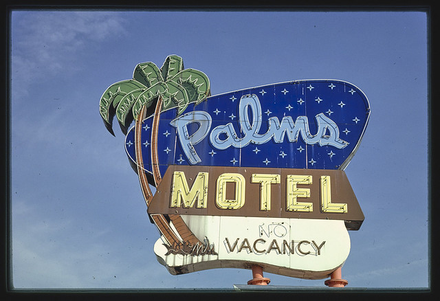 Palms Motel sign, Royal Oak, Michigan (LOC)