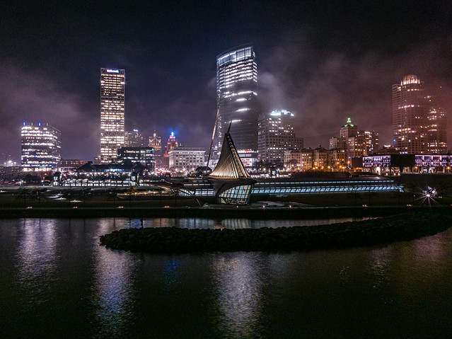 Misty Night in Milwaukee