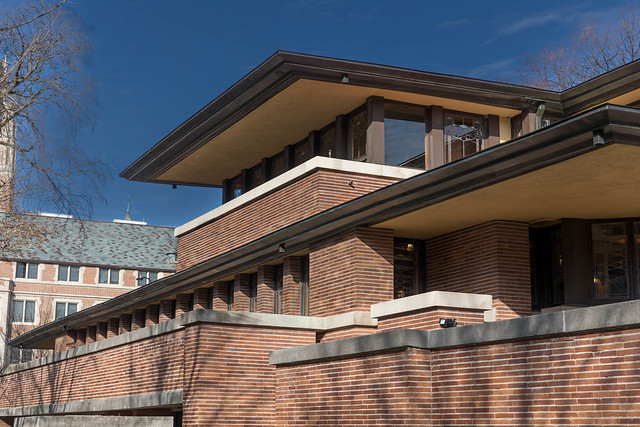 The Frederick C. Robie House by Frank Lloyd Wright (1909) in Chicago, USA