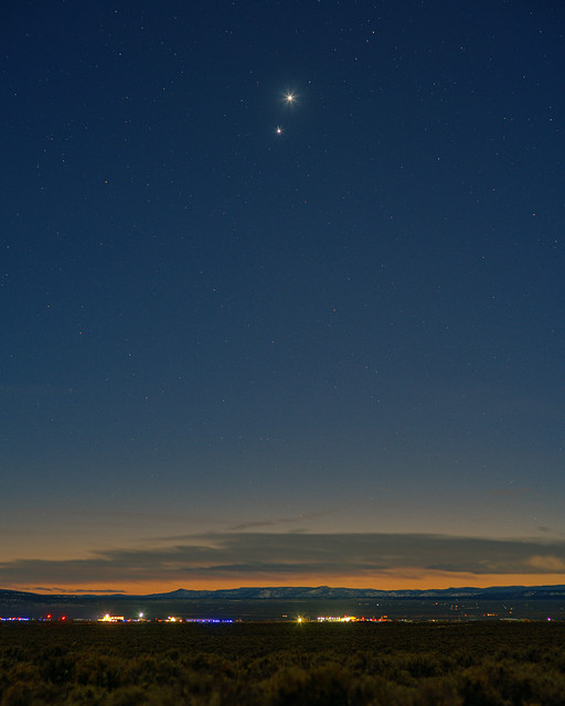 The Conjunction of Jupiter and Venus