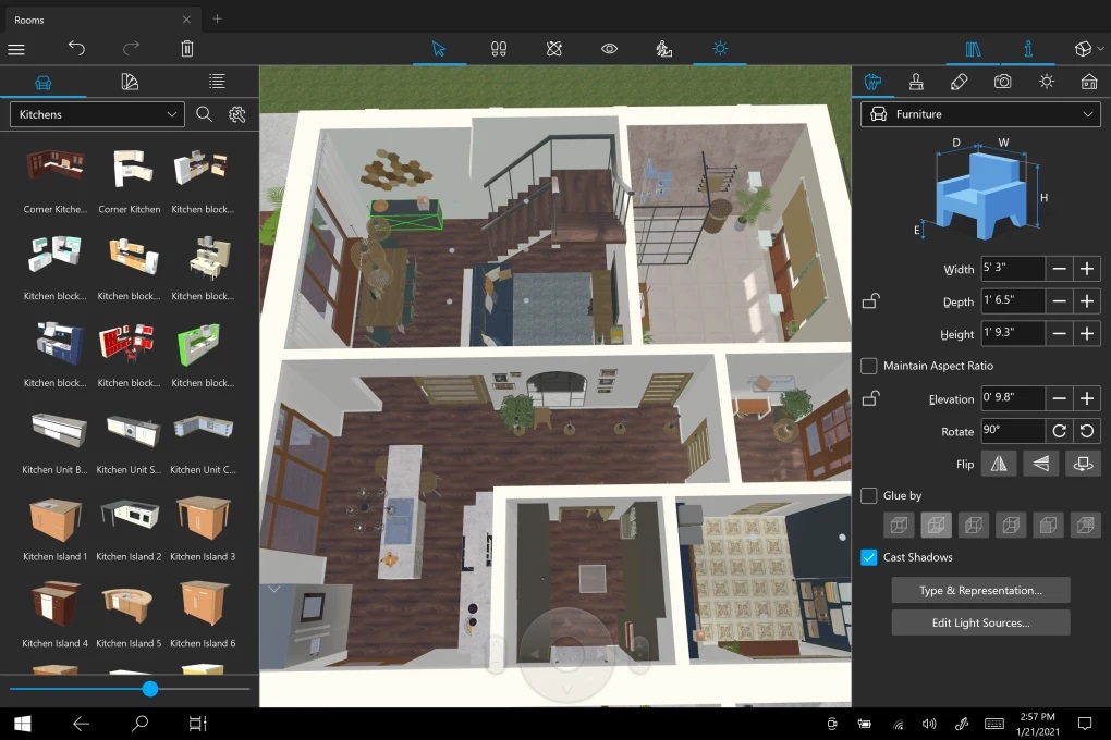 Working with BeLight Live Home 3D 4.6.1468.0 full