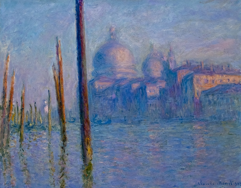 Claude Monet, The Grand Canal, Venice, 1908, Oil on canvas, 11/23/22 #legionofhonor #artmuseum