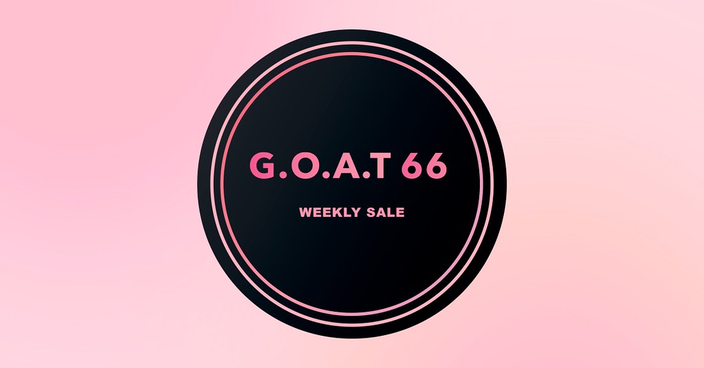 Shop With Gusto At G.O.A.T66 Weekly Sale!