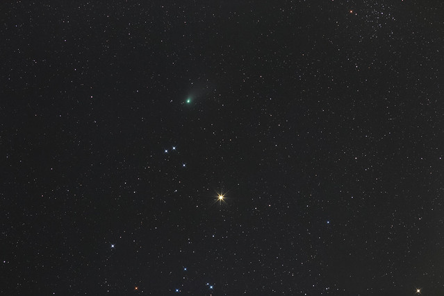 Comet C/2022 E3 (ZTF) near Aldebaran