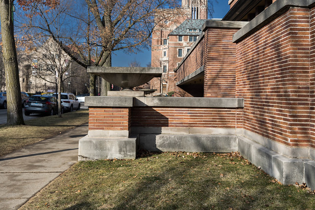 The Frederick C. Robie House by Frank Lloyd Wright (1909) in Chicago, USA