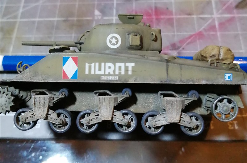 Sherman M4A2 "MURAT" -  5 RCA - Heller 1/72 52725248656_5ed9c9ae80_c