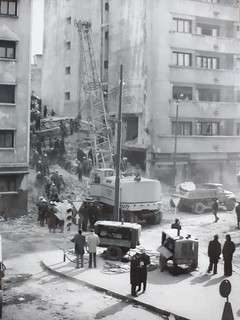 Blocul Sahia dupa cutremur 1977