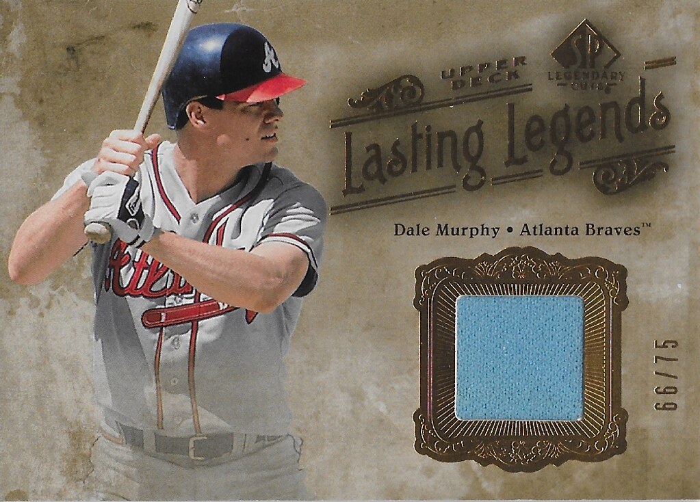 Murphy, Dale - 2005 SP Legendary Cuts - Lasting Legends - Gold Jerseys
