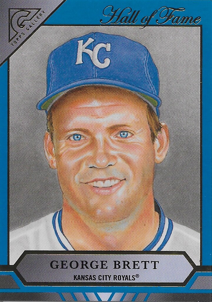 Brett, George - 2020 Topps Gallery - Hall of Fame Gallery Blue