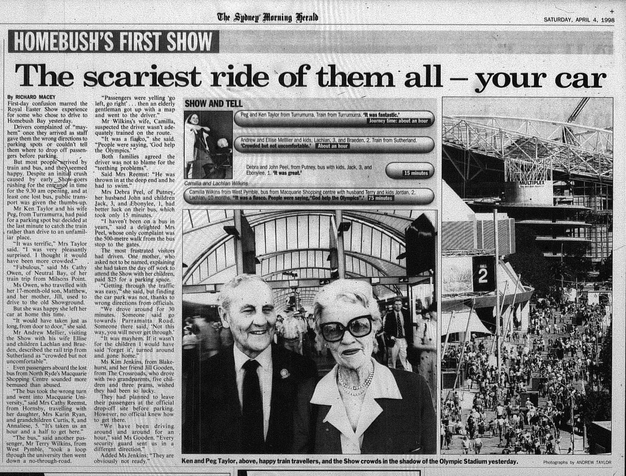 Royal Easter Show April 4 1998 SMH 4