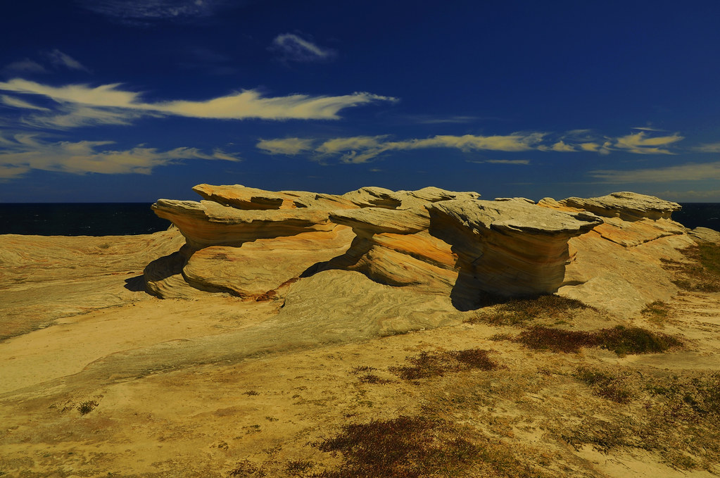 Rock formation at Voodoo Point, Kurnell, NSW