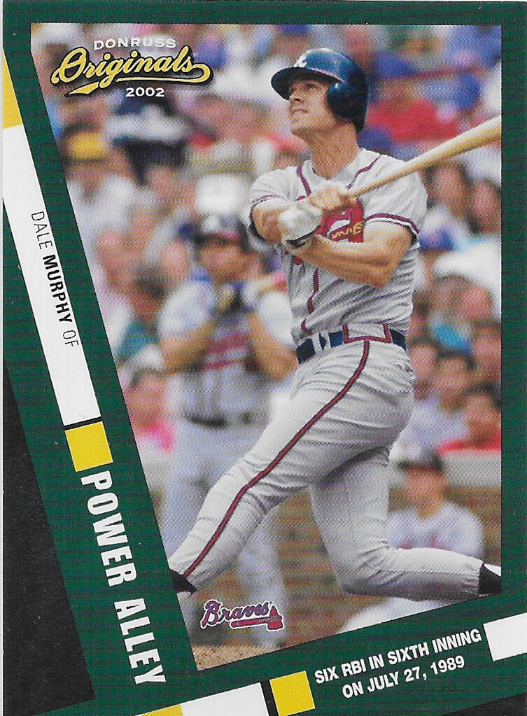 Murphy, Dale - 2002 Donruss Originals Power Alley