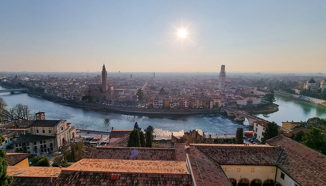 Verona, view fron Castel San Pietro