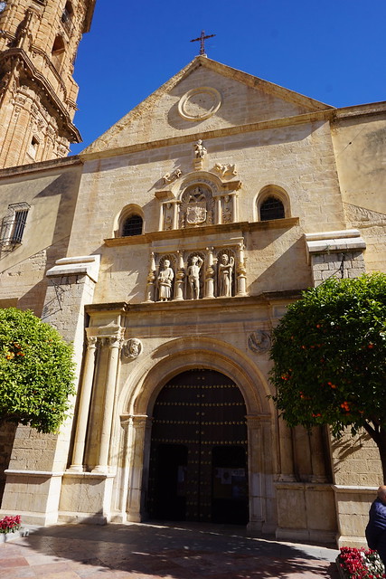 Collégiale San Sebastian, Antequera : le Façade principale
